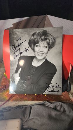 Ja'Net DuBois Autograph Signed 8x10  The PJs The Wayans Bros GOOD TIMES songwriter ,W/COA