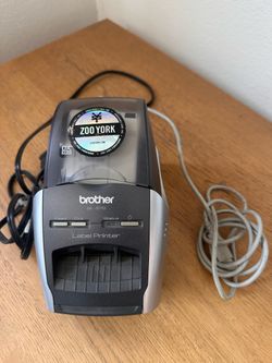 Brother QL-570 Label Printer — Power + USB, DK Rolls Ready