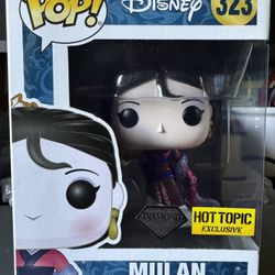 Funko Pop Mulan Hot Topic Vaulted