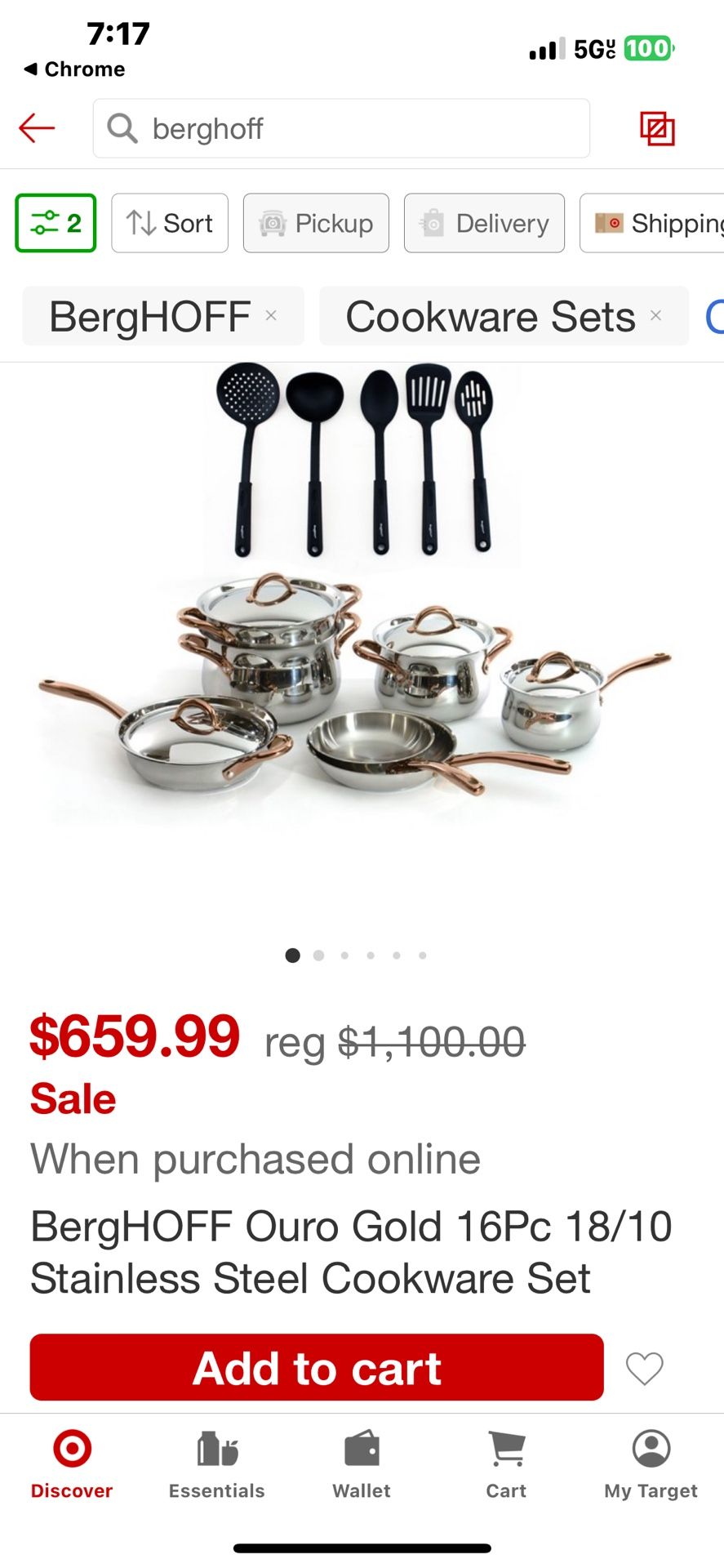 MSRP $1,100(SEE AD). NOW $375💰💰. BRAND NEW 16 PIECE RESTAURANT GRADE POT & PAN SET. EXTREMELY HEAVY STAINLESS STEEL. MSRP $1100!!! NOW $375 🥘