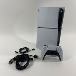 Sony PlayStation 5 Slim Digital Edition PS5 1TB White Console Gaming System 