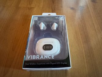 Brand new Muze Vibrance Wireless earbuds with LED display
