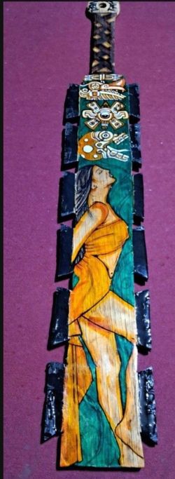 Custom Macuahuitl Wall Art 