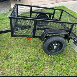 4x5  Homemade Utility Trailer With Rear Lift Gate