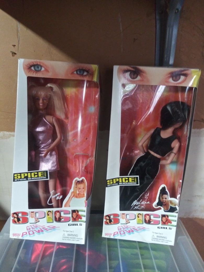 Spice Girls Dolls Set of 5 1998 GALOOB