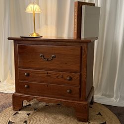 Wood Nightstand / Side Table