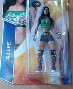 wwe aj lee figure mattel brand new