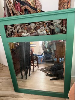 Large green mirror