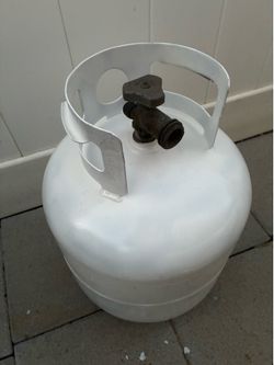 Empty propane thank