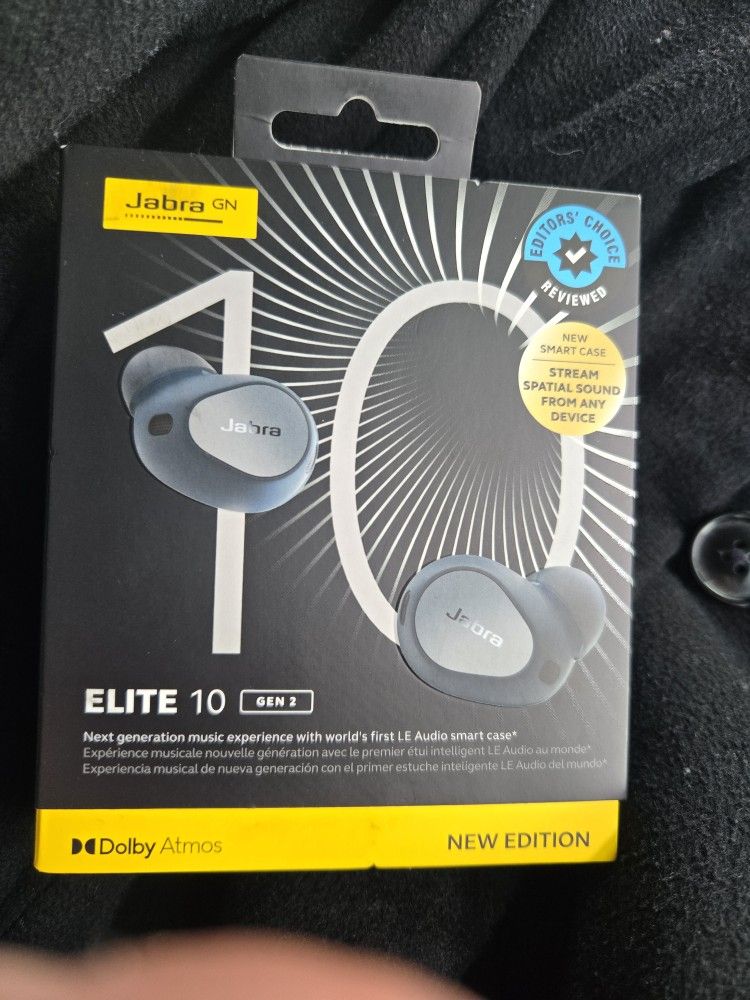 Jabra Elite 10 Gen 2 Ear Buds Headphones New