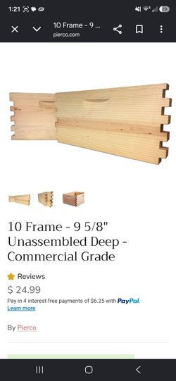 Bee boxes and frames  new