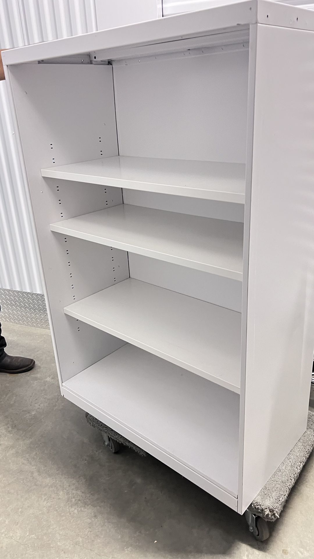 White Bookcases 