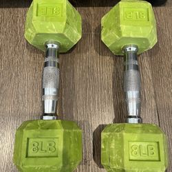 8lb Dumbells Set Of 2