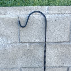 Black METAL Plant Hanger Hanging STAKE