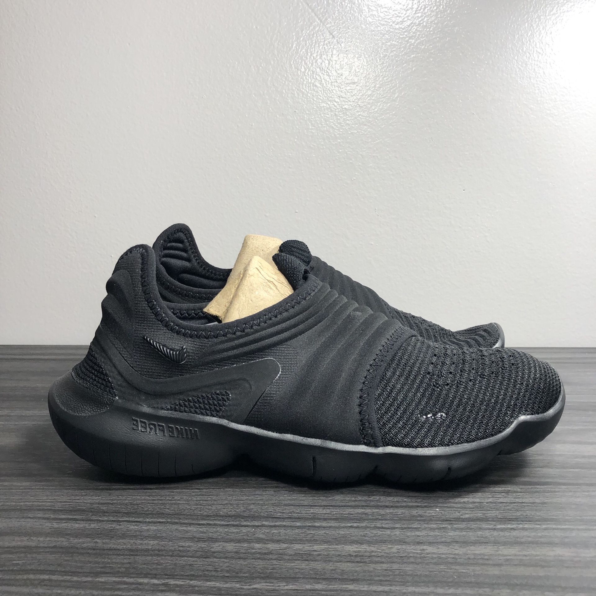 NIKE Free RN Flyknit 3.0 Triple Black Running Shoes