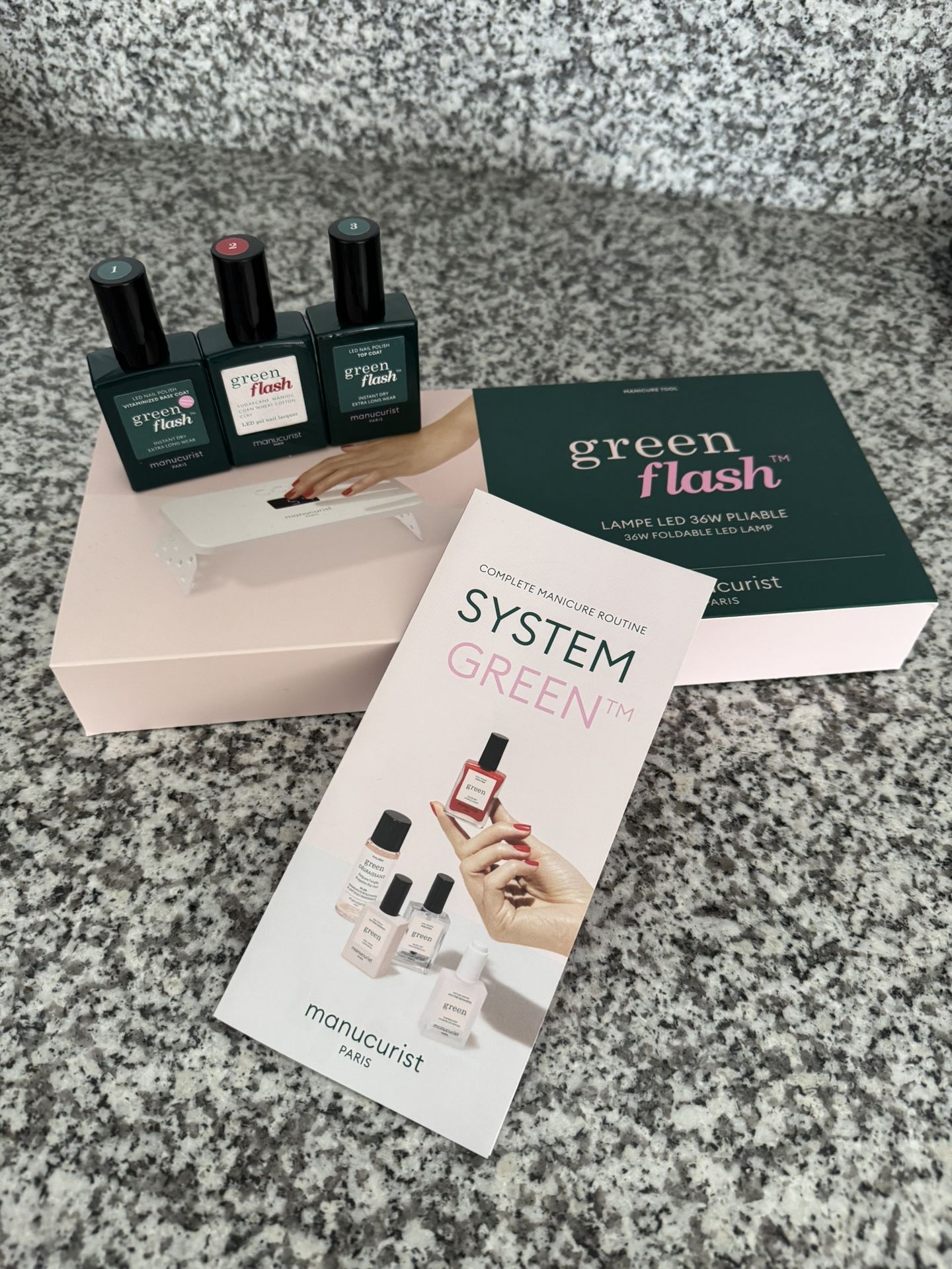 Manucurist Green Flash Gel nail Set