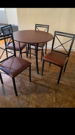 Table and 4 chairs