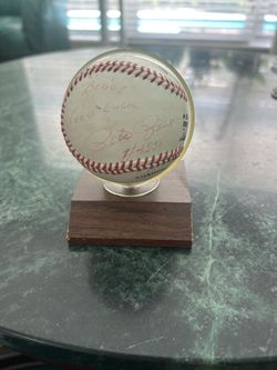 Pete Rose Signed Baseball w/ Personalized Inscription - $999 OBO