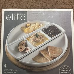 Brand New Never Opened Elite Gibson Dinner Set