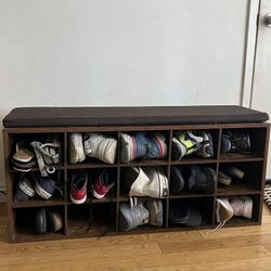 Shoe Cubby And Bench