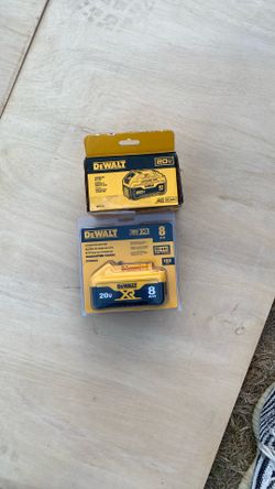 Dewalt. Battery S. (1). 10. AH. (1). 8.0 AH
