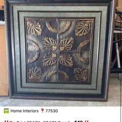 Home Interiors📍 77530 !! Big Print 37 1/2" X37 1/2" Grande $40 !!