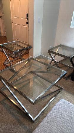 3 table living room set