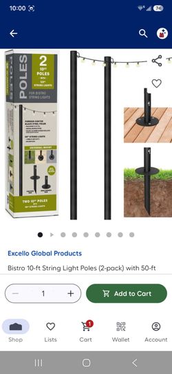 Pole set new 10ft