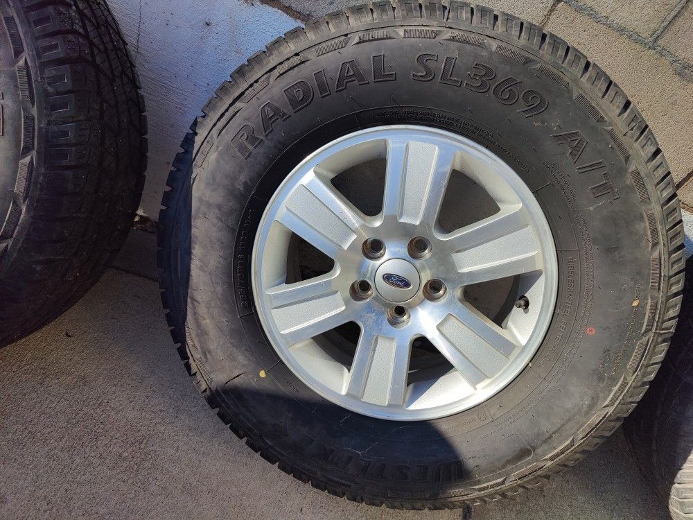 New Allterrain Tires With Ford Wheel s for Sale in Lake Elsinore, CA