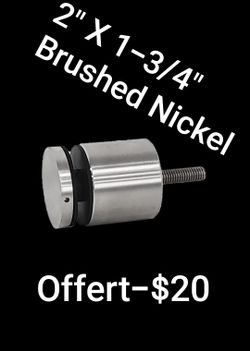 Standoff  2"x 1-3/4"  BRUSHED NICKEL