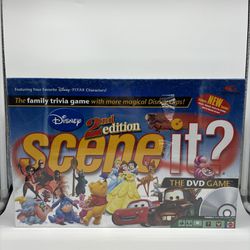 Disney Scene it? 2nd Edition The DVD Board Game Sealed Metal Tokens NEW