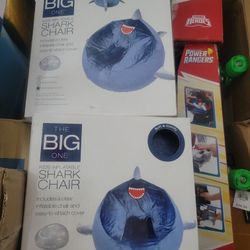 Brand New Inflatable Kids Shark Seat 
