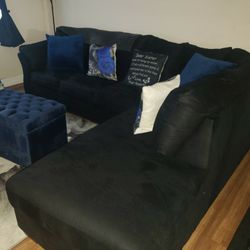 2 Piece Sectional With Right Facing Chaise