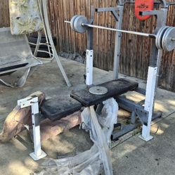 Weight Bench With Weights 