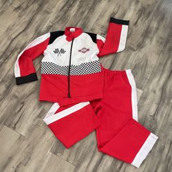 Pottery Barn Kids Car Racer Costume Size 7/8