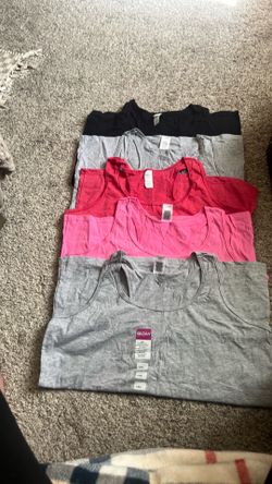 5 pc  Racerback Womens tank tee new