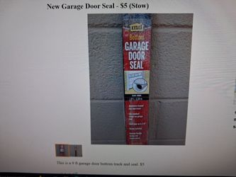 9 ft. Garage Door Seal with Track