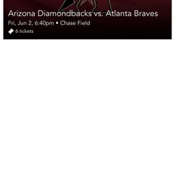 Braves Vs Diamondbacks Tickets For Tonigh 