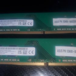 Asus 8x2 16gb DDR4 RAM