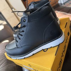 9.5 Black Carhartt Waterproof Boots 