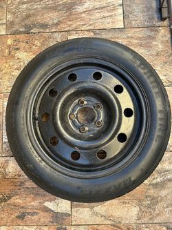 SPARE TIRE Tesla, Kia, Honda, Jeep, Toyota, Dodge, Lexus, Ford, Nissan, Infinity , and Hyundai