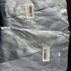 Light Blue Satin Robes