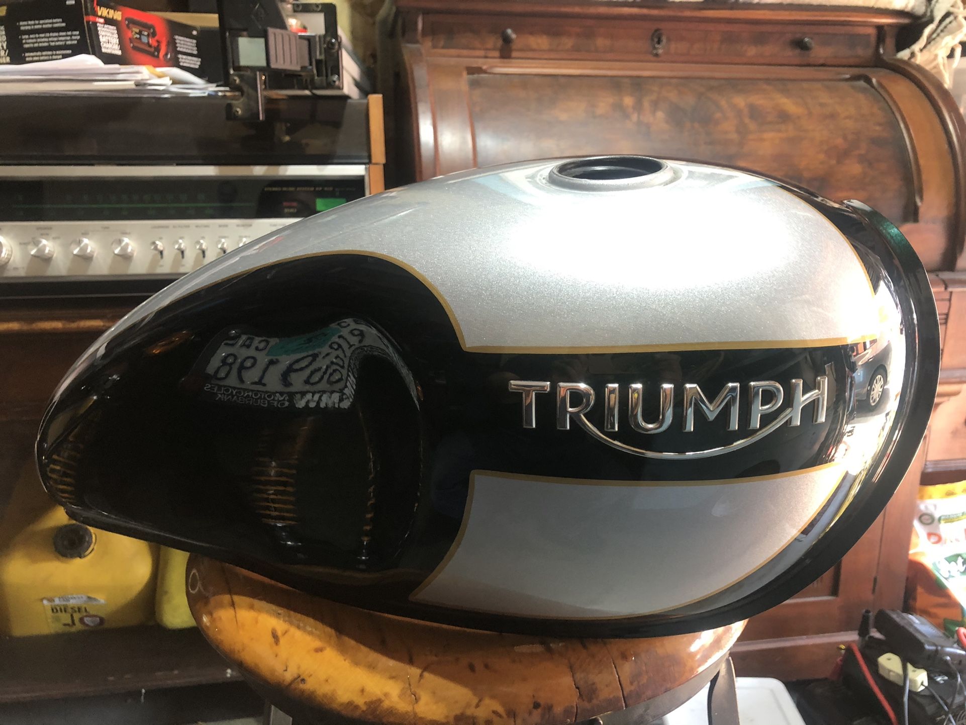 Triumph Motorcycle Gas Tank 