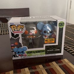 Halloween Itchy And Scratchy Funko Pop 