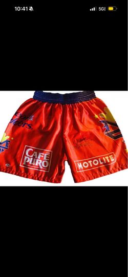 MANNY PACQUIAO AUTOGRAPHED SIGNED BOXING TRUNKS