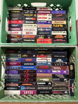 Large Lot of VHS Tapes Classic Movies