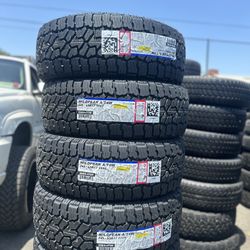 245/65/17 Falken Wildpeak AT4W ALL TERRAIN Tires EACH TIRE $195/ CADA LLANTA- INSTALLED AND BALANCED