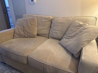 Beige 2 Seater Couch