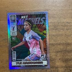 2023 DONRUSS WOMENS WORLD CUP YUI HASEGAWA FOIL NET MARVELS CARD