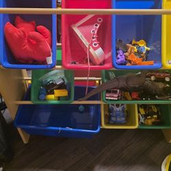 Kids multi-tier toy organizer/storage 